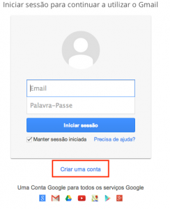 Criar Conta - Gmail